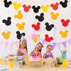 60Pcs Cartoon Mouse Cutouts Banner for Birthday Party Decoration Room