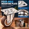 4-Pack Furniture Caster Wheels for Small Tables & Cabinets –