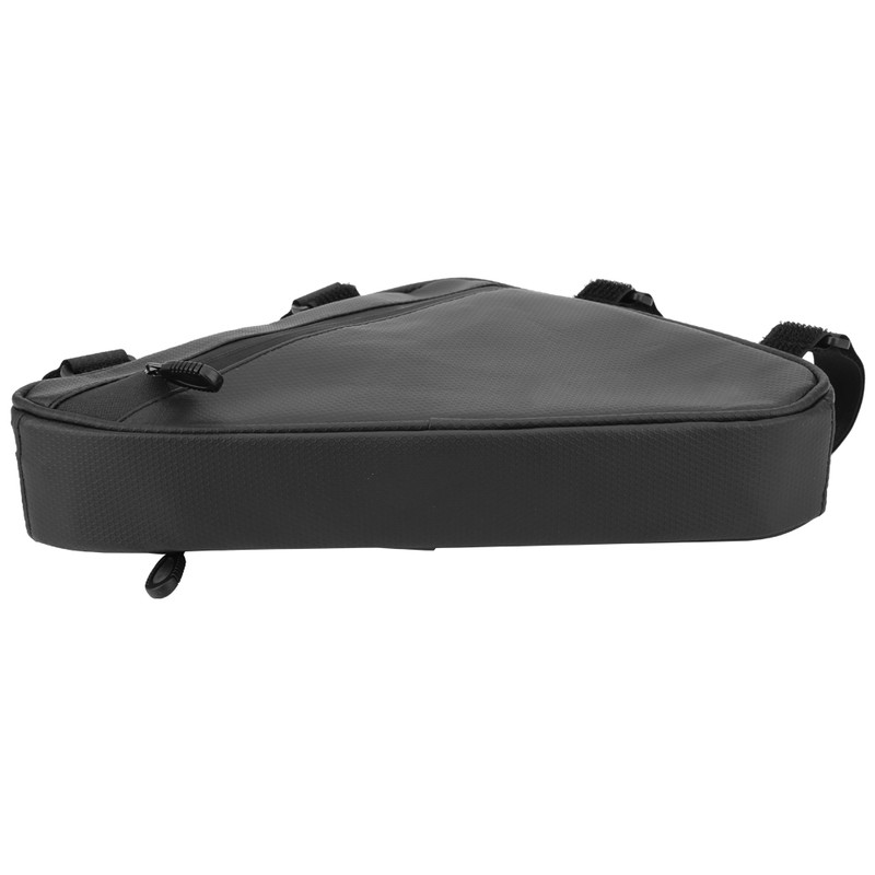 Black Tear Resistance Nylon Triangular Bicycle Kettle Front Beam Bag