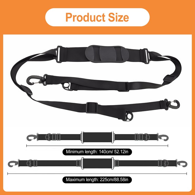Universal Adjustable Scooter Shoulder Strap, Adjustable Foldable E Scooter Carry