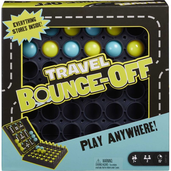 Travel Bounce-Off, Portable Kids Game for 5 Year Olds and Up, Multicolor