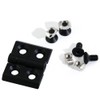 boeray 2 Sets 2020 Aluminum Extrusion Profile Slot 6mm Door