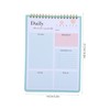 Gadpiparty Daily Study Planner Notepad for Homeschool Lightweight Appointment Notepad