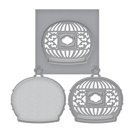 Spellbinders D-Lites Bird Cage One Die, Gold