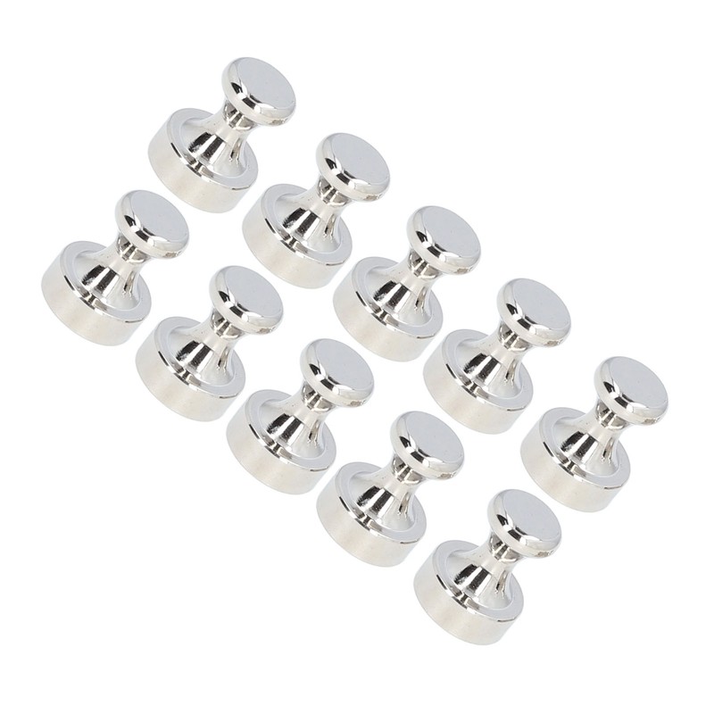 10PCS Magnetic Push Pins Multifunctional Strong Magnet Metal Thumbtacks for