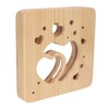 Wooden 3D LED Light Valentine's Day Hollow Hearts Shape Style