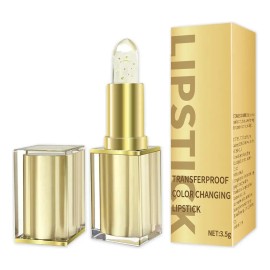 Lápiz Labial Que Cambia De Color, Hidratante, Con Brillo