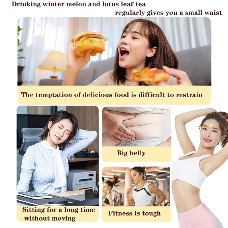 Winter Melon Lotus Leaf Tea Combination of Winter Melon,Rose,Lotus leaf,Cassia