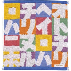 Marushin 6165002500 Hand Towel, SOU, 9.8 x 9.8 inches (25 x 25 cm), Iroha Pretend Toel, Made in Japan, Imabari Certified Towel