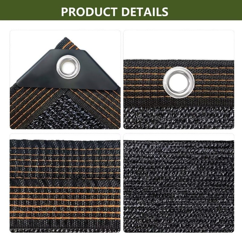 BCBIG Rectangular Sun Shade Sail for Balcony, Shade Net Greenhouse