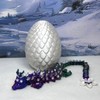 Generic 3D Printed Dragon with Dragon Egg, 3D Printed Articulated