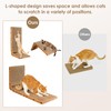 EHEYCIGA Cardboard Cat Scratcher for Indoor Kitten Cats, 19 Inch