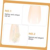 FOMIYES 24 Pieces Girl Nail Stickers Nail Stickers for Nail