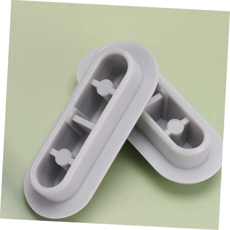 TEHAUX 2pcs Toilet Seat Padding Kit Antislip Gasket Bumper Toilet