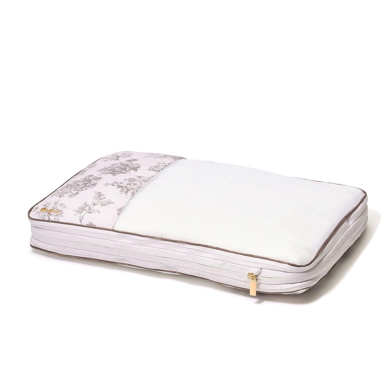 Francfranc Classic Flower Compression Organizer Large Light Pink