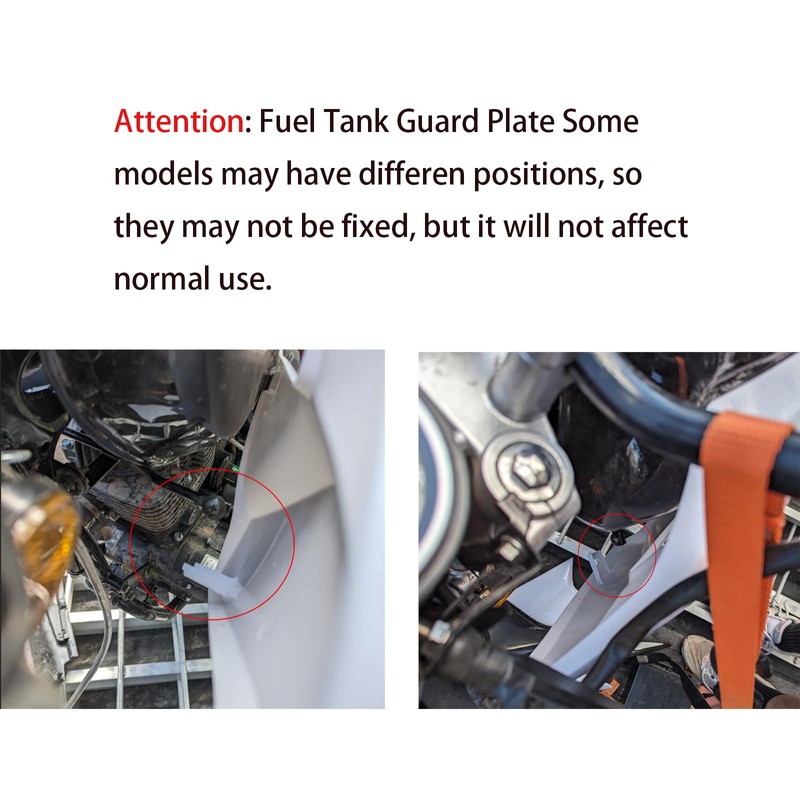BAOUFF Side Fender Plastics for Hawk 250,Fairing Fender Guard Panel