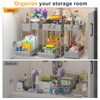 Sevenblue 3 Pack Under Sink Organizers, 2-Tier Multi-Use Kitchen and