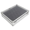 12 Grids Aluminum Watch Display Storage Box Rectangular Suede Side