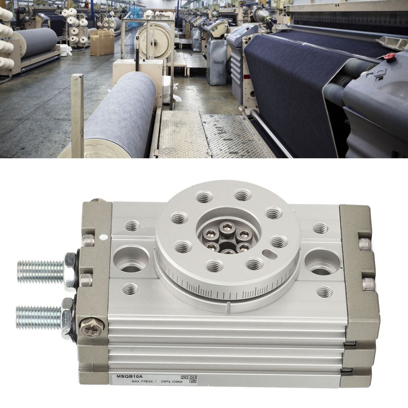 Rotary Pneumatic Air Cylinder 0 to 190 Degree Adjustable Aluminum