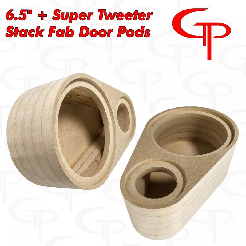 GP Car Audio Flush Mount 6.5 inch + Super Tweeter