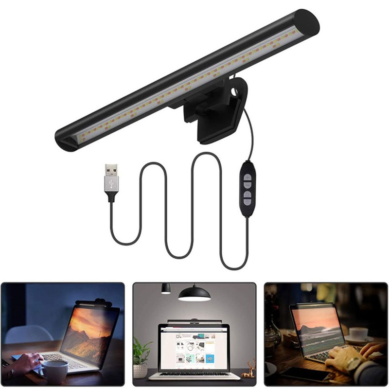 26cm Computer Screen Monitor Light Bar E-Reading Lamp with Bi-Color