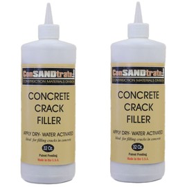 ConSandtrate Concrete Crack Filler - Brown- 3 lb. (2 Pack-Two 3 lb. Bottles) for Filling in Concrete Cracks on driveways, walkways and patios.