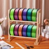 UNICRAFTALE 3D Printer Filament Storage Rack Desktop Wooden 3D Printer