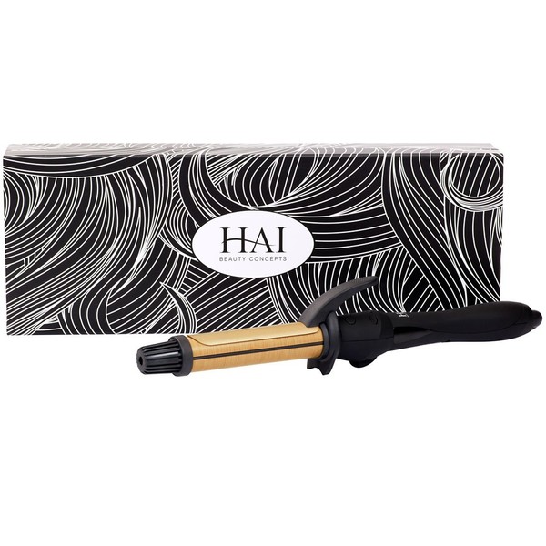 HAI SYLKSTYLER - Professional Silk Ceramic Curling Iron, Dual Voltage,