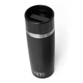 YETI Rambler 16 oz Travel Bottle, Stainless Steel, Vacuum Insulated with Leakproof Commuter Cap, Black