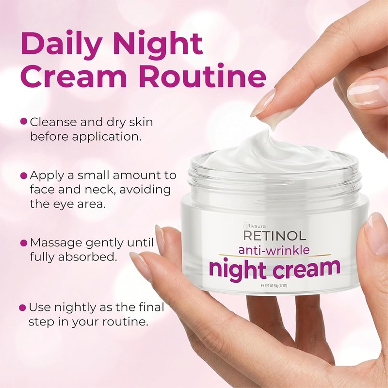 Skincare LdeL Cosmetics Retinol Night Cream, 1.7-Ounce Jar