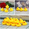 9 Yellow Rubber Ducks, Squeaking and Floating Classic Duckies, Bathtime