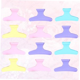 minkissy 24pcs Salon Hair Clips Professional Sectioning Clips for Styling Drying Hairdressers Fixed Tooth Design Suitable for Thin Thick Hair Random Colors