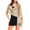 Sparkling Metallic Shawls and Wraps for Evening Party Formal Dresses