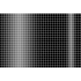 Cricut Metallic Iron On | Mosaic Squares Black | 61 cm (24 ft) | Heat Transfer Vinyl Roll (HTV) | For use with all Cricut Cutting Machines