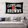 LCFHOME Browns Flag Cleveland Banner with Two Metal Grommets Double
