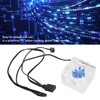 PC Water Flow Meter Indicator G1/4 Thread 3 Way Acrylic
