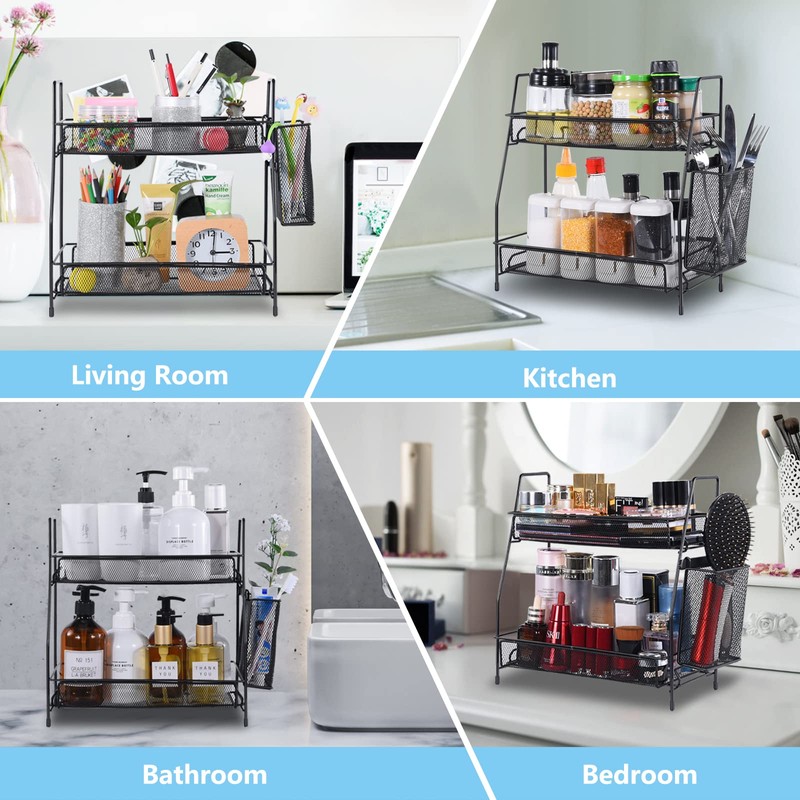 LEMIKKLE Countertop organizer for bathroom counter, the organizer for bedroom,