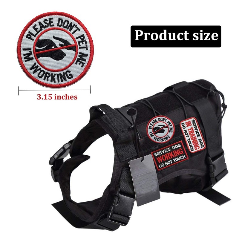 Patch Service Dog Working Do Not Touch Military Tactical Badge