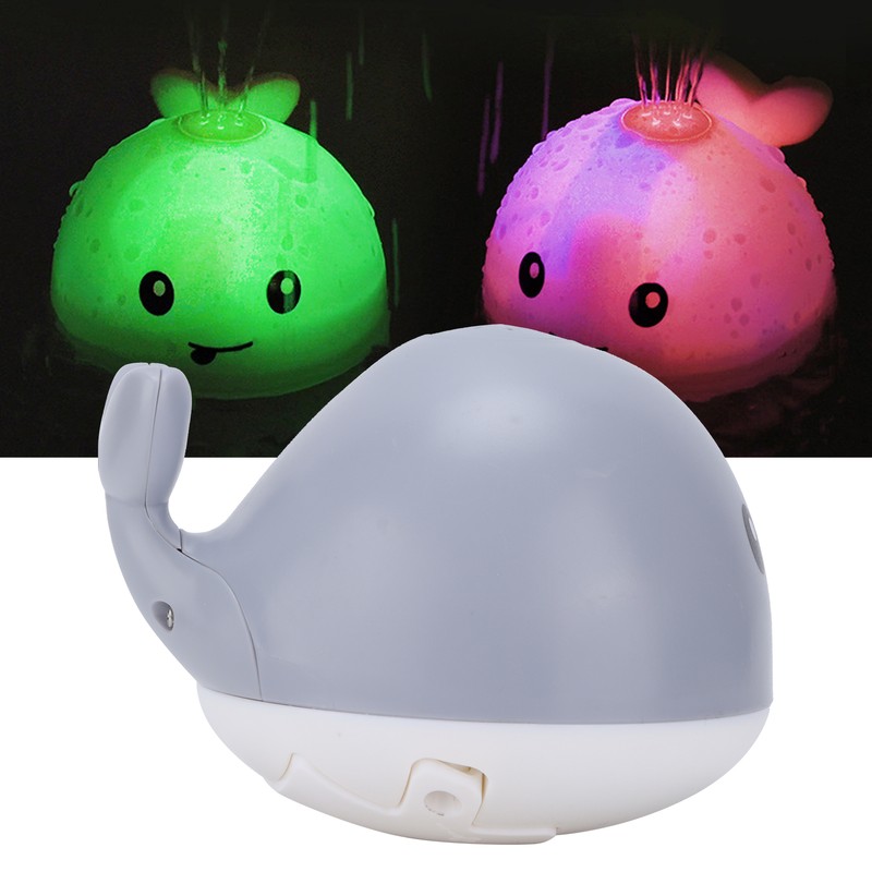 Light Water Toy Automatic Bath Whale Spray Toy Floating Pool