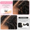 WOWANGEL Kinky Curly Crochet Hair Extensions,14 Inch,Natural Black,1 Pack