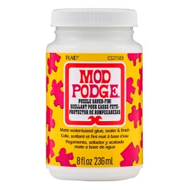 Mod Podge Puzzle Saver, Premium Matte All-in-One Glue, Sealer, and Finish, 8 fl oz, CS27589