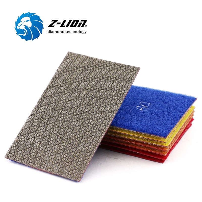 Z-Lion Diamond Abrasive Paper Sheets Diamond Sandpaper Nylon Back for