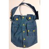 Denim. Catheter Night Bag Holder with a Pocket, Tube Cover