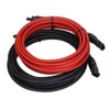 2Pcs Solar Panel Extension Cable 10AWG 6mm² Solar Extension Cable