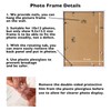 JCJMY 10x13 Picture Frame Set of 3 White for Wall