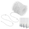 1 Pcs 20 Meter 200 Clips Vertical Blind Bottom Chain,