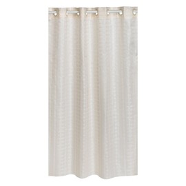 Hookless Litchfield 71-by-74-Inch Shower Curtain, Beige