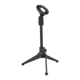 Adjustable Mic Stand for Desk Microphone Stand Desktop Tripod Mini Portable Table Stand Adjustable Mic Stand Mic Clip Holder