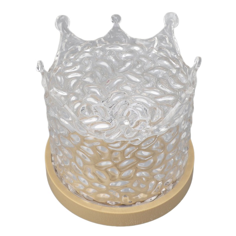 Wave Night Light 3 Colors 1000mAh USB Rechargeable Brightness Adjustable