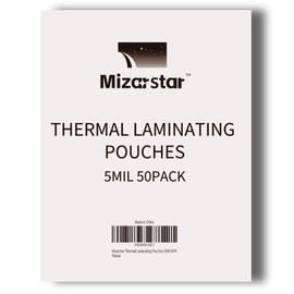Mizarstar Thermal Laminating Pouches, 9 x 11.5 Inches, 5 Mil, Letter Size, Clear, 50 Pack, Premium Quality Laminating Sheets